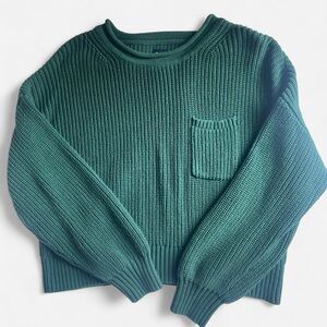 GAP green Women's Crew Neck Sweater